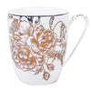 Golden Flower Mug - Set of 4